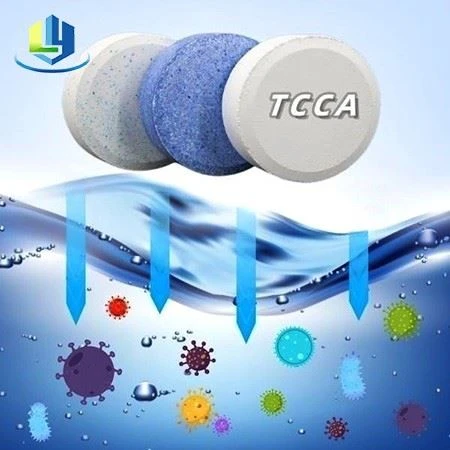 25kg Bucket TCCA 3 Inch 200g Multifunctional Chlorine Tablets Stabilized Slow Release Swimming Pool Spa