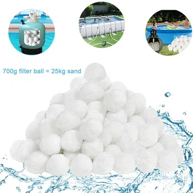 Bola de filtro de fibra de 700 g para piscina