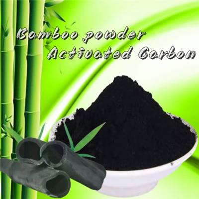 Carbón activado en polvo a base de bambú para la desodorización de sacarosa o decoloración de tintes, tratamiento de aguas y gases residuales