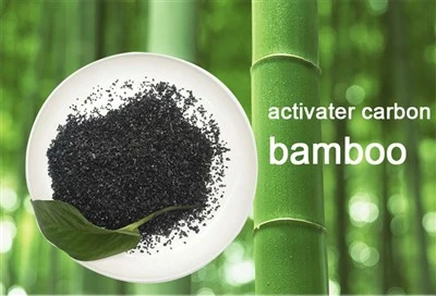 Polvo de carbón activado de grado alimenticio de bambú