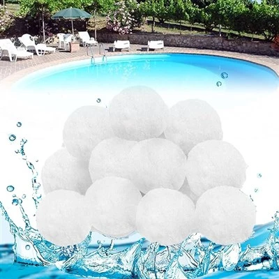 Bola de fibra esencial para la limpieza de piscinas