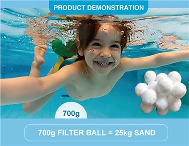 Bola de filtro de piscina de medios de filtro de fibra