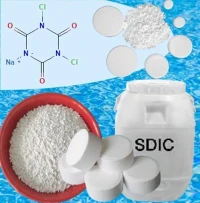 Buen precio, tratamiento de aguas residuales para piscinas, productos químicos de desinfección hospitalaria, cloro 60 por ciento, tableta SDIC en polvo granular