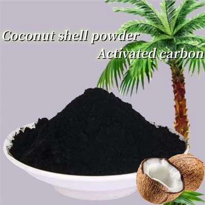 Carbón activado en polvo de cáscara de coco de alta calidad para decoloración de sacarosa y eliminación de olores, purificación de gas de incineración de residuos