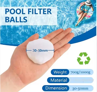 Una bola de filtro de 700gram puede reemplazar 25 kilogramos de arena .