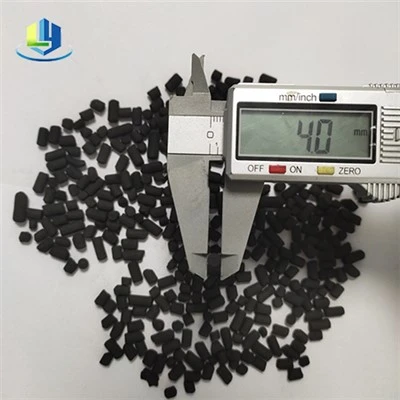 Pellets de carbón activado purificador de aire de 4 mm a granel Carbón activado a base de carbón Carbón activado granular Hoja de datos de seguridad de materiales