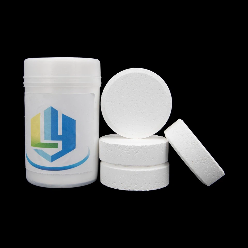 TCCA Trichlorochloride Tablets 3 Inches Trichloroisocyanuric Acid 90 Powder Trichloro Granules For Cleaning Swimming Pools